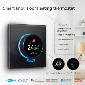 Slimme Vloerverwarming Thermostaat Touchscreen WiFi/Zigbee (5402BY)