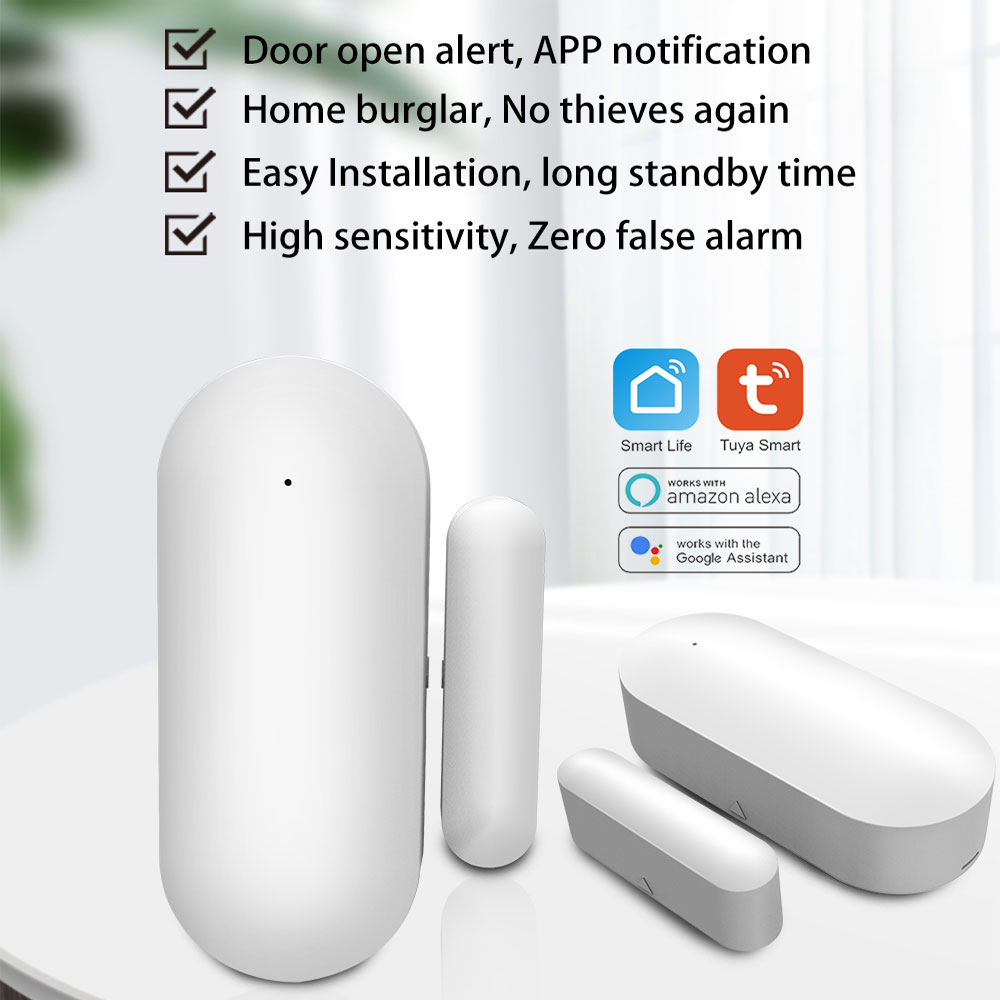 Tuya Zigbee 3.0 Draadloze Deur- en Raamsensor Contact (hite A) - Image 2