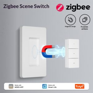 Tuya Draadloze Scène Schakelaar Wandbediening Zigbee (9701AZ)