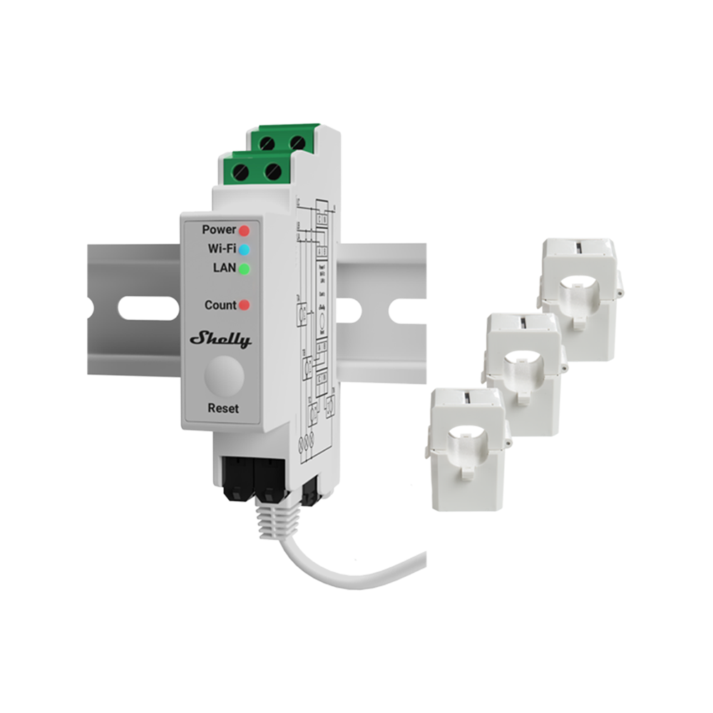 3-Fase DIN-Rail Energiemeter